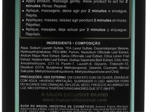 European Style by Margarita Gallego | Truss Equilibrium Shampoo Ingredients Details