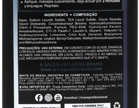 European Style by Margarita Gallego | Truss Hydration Conditioner Ingredients Details