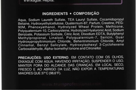 European Style by Margarita Gallego | Truss Perfect Shampoo Ingredients Details