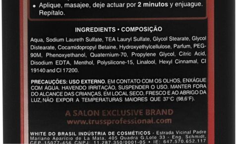 European Style by Margarita Gallego | Truss Miracle Summer Shampoo Ingredients Details