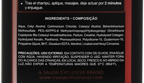 European Style by Margarita Gallego | Truss Miracle Summer Conditioner Ingredients Details