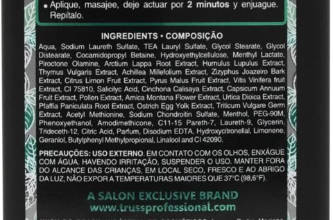 European Style by Margarita Gallego | Truss Therapy Shampoo Ingredients Details